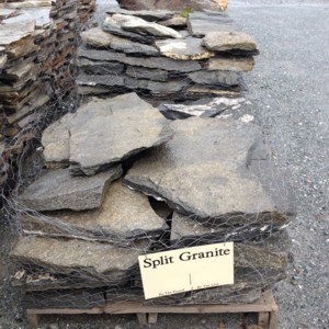Photo of Split Granite. A natural stone product of Rolleri Landscape Products.