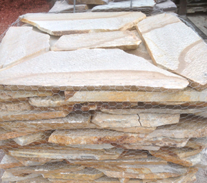 Photo of Platinum Quartzite Patio flagstone. A natural stone product of Rolleri Landscape Products.