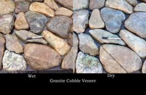 Photo of GRANITE COBBLE VENEER