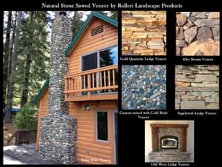 Photo of header for Sawed Natural Stone Veneer sold by Rolleri Landscape Products.