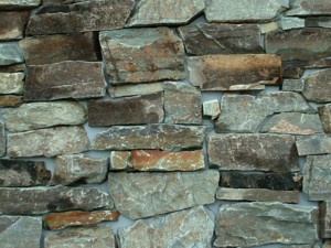 Photo of Mountain Sage Ledge Veneer. Sawed Natural Stone Veneer sold by Rolleri Landscape Products.